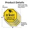 Signmission Beware Cameras in Operation, 4 inch X 4 inch, Vinyl Decal, 5PK OC-D-5PACK-4-23 - alternate 2