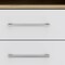 Homeroots 20" White And Natural Wood Two Drawer Nightstand 534900 - alternate 2