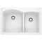 Blanco Diamond 1-3/4 Bowl Dual Deck, White 440216 - alternate 1