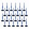 Jrex Safety 42 in Ring Loop Blue Traffic Delineator Post with 13 LB PVC Base, 24PK DLRB-JR-BLU-42-24PK - alternate 1