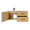 Cutler Razza Collection 42 in Wall Mount Modern Bathroom Vanity - Natural FV-RAZ-NATURA42 - alternate 3