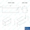 Amgood 60 in. 2-Tier Stainless Steel Wall Shelf - 12 in. x 60 in. x 16 in. AMG WMSS-1260-2T-Z - alternate 4
