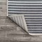 Jonathan Y Shutter Minimalist Striped Plaid Machine-Washable Dark Gray/Cream 2 ft. x 8 ft. Runner Rug WSH305A-28 - alternate 3
