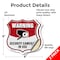 Signmission Video Surveillance Shield Sign Warning S, 6 inch X 6 inch, Vinyl Decal, 2PK SHI-D-2PACK-6-468 - alternate 3