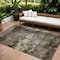 Homeroots 10' X 14' Brown Black And Beige Abstract Washable Indoor Outdoor Area Rug 603160 - alternate 1