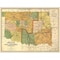 Homeroots 24" X 32" Map Of Indian And Oklahoma Territories Vintage Poster Wall Art 391982 - alternate 1