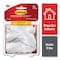 Command General Purpose Hooks, Large, Plastic, White, 5 lb Capacity, 4 Hooks and 6 Strips 17083-4ES - alternate 1