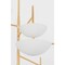 Corbett Lighting Evander 55 in. Chandelier Vintage Gold Leaf/Gesso White 477-55-VGL/GSW - alternate 3