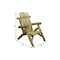 Homeroots 28" X 30" X 39"  Natural Wood Lounge Chair 370285 - alternate 2