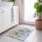 Homeroots 2' X 3' Blue Gold and Gray Faux Bois Washable Non Skid Indoor Outdoor Area Rug 564401 - alternate 4