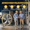 Edendirect 20in Heavy Duty Shroud Fan, Yellow, IP 44, Enclosed 1/4, High Velocity Air Circulator IR-FAN7805 - alternate 3