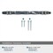 Amerock Carrione 6-5/16 in 160 mm Center-to-Center Marble Black/Golden Champagne Cabinet Pull BP36650MBKBBZ - alternate 2