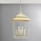 Hudson Valley Lighting Natick 8 Light Lantern 24 In. Aged Brass/Off white 5138-AGB/SSD - alternate 3