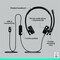 Logitech USB Headset H570e Stereo, 981000574 981000574 - alternate 3