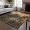 Homeroots 5' X 8' Brown And Copper Abstract Washable Indoor Outdoor Area Rug 577236 - alternate 4