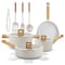 Nutrichef 14-Piece pots and pans Set Ceramic Cookware Set, White NCCWST14WDBG - alternate 1