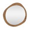 Homeroots 32" Brown Abstract Wood Framed Accent Mirror 574050 - alternate 1