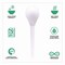 Eco-Products Plantware Compostable Soup Spoon, Heavyweight, Plastic, White, 1000PK EP-S014 - alternate 3