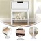 Flash Furniture Dallas Wooden Night Stand, Bedroom Side Table with Storage Drawer and Shelf for Kids in White MG-9007-1-NS-WH-GG - alternate 3