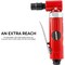 Neiko 0.25 in Air Right Angle Die Grinder | 20,000 RPM | 4 CFM Consumption | Rear Exhaust | Pistol Grip 30060A - alternate 3