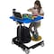 Kore Design Kids Sit-Stand Mobile Student Desk for Schools, Classrooms, 31in to 38in tall, Blue 803947 - alternate 5