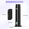 Ifab Waterless Essential Oil Diffuser w/ Remote Control & Timer for Home, Office, Hotel, Black 86L - alternate 3