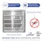 Iliving Silver 3368 CFM 20 in. Wall-Mounted Electric Powered Variable Speed Shutter Exhaust Fan ILG8SF20V - alternate 3