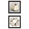 Homeroots Set Of Two BOHO Pumpkins and Flowers 1 Black Framed Print Wall Art, 2PK 408202 - alternate 1
