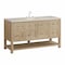 James Martin Vanities Breckenridge 60" Single Vanity, Whitewashed Oak, w/ 3 CM Siberian Silestone Top 330-V60S-WWO-3SFR - alternate 3