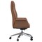 Leisuremod Summit High-Back Office Chair in Faux Leather & Aluminum Frame with Swivel & Tilt, Dark Brown SOT21DBRL - alternate 2