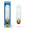 Bulbrite 25W Dimmable Clear T10 Incandescent Light Bulbs, Medium E26 Base, 2700K, 25PK 861271 - alternate 3