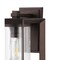 Jonathan Y Vaughn 7.25" 1-Light Iron/Glass Modern Rustic Cube LED Outdoor Sconce, Oil Rubbed Bronze, 2PK JYL7607A-SET2 - alternate 3