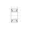 Smith Bearing Yoke Type: Unsealed, Crowned MYR-12 - alternate 2