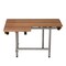 Homeroots 18" X 32" Brown Wall Mount Teak Rectangular Shower Bench With Legs 549360 - alternate 1