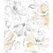 York Wallcoverings Floral Dreams Yellow Wallpaper CL2518 - alternate 1