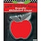 Ashley Productions Magnetic Whiteboard Eraser, Red Apple with Black and White Leaves, 6PK 09988 - alternate 1