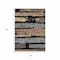 Homeroots 8' X 10' Black Gold And Brown Striped Washable Indoor Outdoor Area Rug 616643 - alternate 4