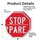 Signmission Stop Pare, 4 inch X 4 inch, Vinyl Decal, 2PK OC-D-2PACK-4-6 - alternate 2
