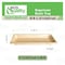 Ecoquality 0.6L Compostable Natural Sugarcane Bagasse No Lid Small Take Out Sushi Serving Tray, 25PK EQ06LSUSHINL-25 - alternate 4