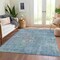 Homeroots 8' X 10' Blue Abstract Washable Indoor Outdoor Area Rug 607863 - alternate 3
