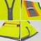 Dome75 HI-Vis Solid Front/Mesh Back Safety Vest SM/MD Class ANSI/ISEA 107-2020 Class 2 6 Pockets DV2123S - alternate 2