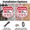 Signmission Property Shield Sign No Food No Drinks N, 12 inch X 12 inch, Plastic Sign, 2PK SHI-P-2PACK-12-455 - alternate 4