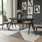 Homeroots 53" Walnut Wood Trestle Base Dining Table 716287 - alternate 2