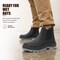 Handpoint Mens 6 in Composite Toe Work Boots-Black Crazy Horse Leather Safety Boots, Slip Resistant, 11 81N04-EE-11 - alternate 3
