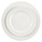 Elama Nikki 18 Piece Ribbed White Porcelain Dinnerware and Serving Bowl Set ELM-NIKKI-18 - alternate 2