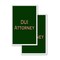 Signmission Dui Attorney, Vinyl Decals Only 24 Inch x 36 Inch, Vinyl Decal, 2PK DSB-2436-2PACK-Dui Attorney - alternate 1