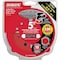 Diablo Sanding Disc, 5 in Dia, 320 Grit, Super Fine, Ceramic Abrasive, 12-Hole Red, 15PK DCD050320H15G - alternate 5
