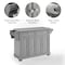 Crosley Alexandria Stainless Steel Top Kitchen Island/Cart KF30202AGY - alternate 6