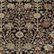Homeroots 10' X 14' Black Brown And Red Floral Washable Indoor Outdoor Area Rug 603406 - alternate 3