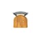 Holland Bar Stool Co 410 Jackie Stainless Steel 36in Swivel Bar Stool with Medium Oak Seat 41036SSMedOak - alternate 2